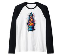 Vibrations de lave Manche Raglan