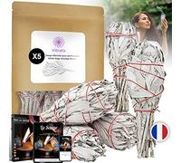 Vibratis - 5X Sauge Blanche de Purification à Brûler Lot de 5 Bâtonnets d'Encens de Sauge Blanche de Californie [ ]