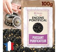 VIBRATIS Encens d'Église Pontifical en Grains 100gr Qualit Purification et Protection, Élève Le Niveau Vibratoire, Favorise la Connexion Spirituelle