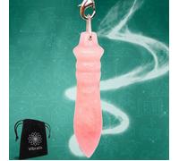 Vibratis - Pendule Égyptien Thot Quartz Rose - Pendule Divinatoire Magnétiseur Soins Émotionnels