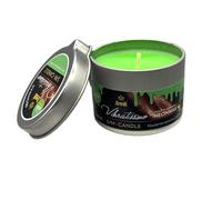 VIBRATISSIMO Bougie S/M Neon Green - Vert fluo - 50 ml - basse température - Cire de qualité supérieure sans odeur - goutte à goutte pour jeux érotiques - de massage romantique