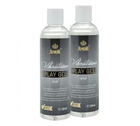 Vibratissimo Play Gel Anal 2x250 ml I Lubrifiant extra glissant I Gels lubrifiants à base d'eau I Lubricant Gel convient pour les jouets en silicone & les préservatifs en latex
