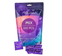 Vibratissimo - préservatifs Mix extra lubrifiés pour des sensations pures et naturelles - Paquet de 100