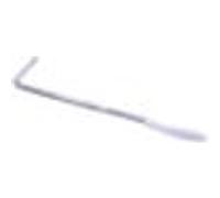 Vibrato Fender Tremolo Arm Squier Affinity 2005+ Chrome Bout blanc G