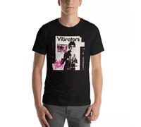 Vibrators Tee Shirt Short-Sleeve Unisex Punk Rock Bands T-Shirt Black XL