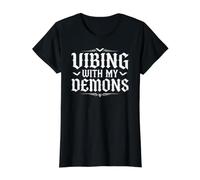 Vibrer avec Mes démons Gothique Halloween T-Shirt Graphique avec Valeur