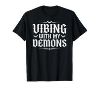 Vibrer avec Mes démons Gothique Halloween T-Shirt Graphique avec Valeur