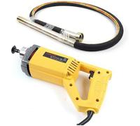 Vibreur béton à main 1300W Bouteille vibrante Vibreur bouteille electro + tuyau 2m