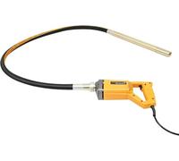 Vibreur Beton Betonniere Électrique 1300W Aiguille Vibrante Pour Beton 2M Vibrateur à Béton 4300 tr/min Plaque Vibrante Vibreur à Ciment Portable, Éliminer Bulles d'Air, Mélanger Le Béton