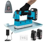 Vibreur Béton Sans Fil, Outil Vibration Béton avec 2 Batteries, 6 Vitesses