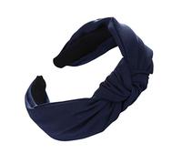 Vibreur Pour Chien Femmes Simple noeud tête doux arc cheveux cheveux cerceau filles Bonbon Ourson (Navy, One Size)