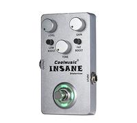 Vibrivio Coolmusic Pédale d'effet de distorsion pour guitare électrique, True Bypass, coque entièrement en métal, design compact pour guitares électriques, convient pour une utilisation sur scène et