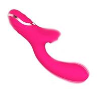 Vibro Masseur Femme Suceurs Vibromasseur Clitoridien For Femme, Masseur Point G, Stimulateur De Clitoris, Gode, Jouets Sexuels For Femmes De 18 Ans(Rose red)
