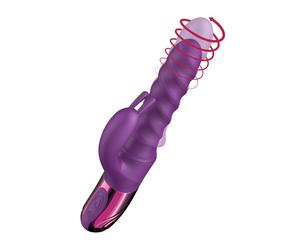 Vibro Swirl Rabbit Thrusting Vibrator - She.E.O