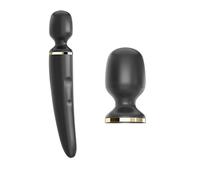 Vibromasseur à baguette en silicone Rechargeable, stimulateur vibrant de...