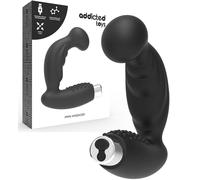 Vibromasseur anal en silicone masseur stimulateur vibrant pour prostate noire