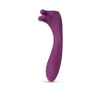 Vibromasseur avec Perles Rotatives - Violet