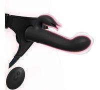 Vibromasseur Ceinture Double Gode Vibrant God Sens Couple Godes Ceintures Hétéro Strap On-me Homme Pour Anus Pénétration Femme Hetero Lesbiennes Débutant Xxl Fin Vibrante Avec Heter Anale,#11