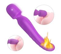 Vibromasseur chauffant 2 moteurs - Iris (violet)