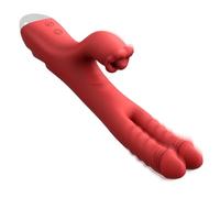 Vibromasseur Clitoridien Femme avec Succion - Vibrateur Point G avec 9 Modes de Battement et Vibration, Gode Vibrant Anal, Stimulateur de Mamelons et Clitoris Jouet Sexuel Féminin