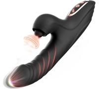 Vibromasseur Clitoridien Puissant et Silencieux, Suceurs de clitoris,Stimulateur clitoridien Aspiration avec 9 d'intensité, Jouets Clitoridien Femme Suceur, Vibrantor G-Spotter pour Les Femmes