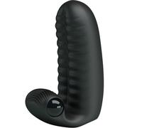 Vibromasseur clitoris double doigt noir