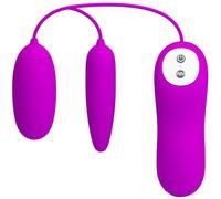 Vibromasseur clitoris irma double oeuf vibrant