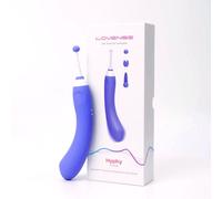 Vibromasseur connecté double extrémité Hyphy Lovense - Bleu