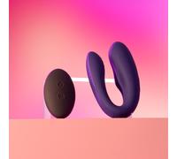Vibromasseur & Stimulateur vaginal télécommandé - MATCH UP - Violet