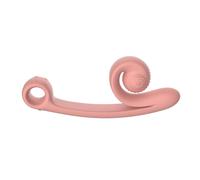 Vibromasseur Double Snail Vibe Curve - Rose Pêche