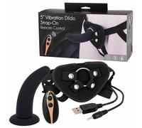 Vibromasseur en silicone réaliste gode vibrant sangle sur faute vaginale anale