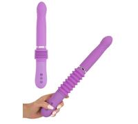 Vibromasseur extensible en silicone rechargeable faute vibrante vaginale anal...