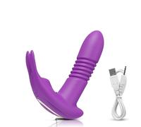 Vibromasseur féminin haut de gamme en silicone à 10 vitesses, étanche et puissant UXE5