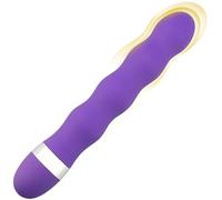 Vibromasseur femme 18 cm ⌀3 cm ABS sextoy pénétration point G vibromasseur puissant multi vitesses silencieux étanche stimulation vaginale sex toys femme couple jouet adulte classique FOPS W108-2