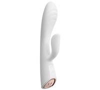 Vibromasseur Flexi Rabbit blanc - Vibromasseur point G et clitoris - sextoys rabbit - Vibromasseur chauffant - Vibromasseur rabbit chauffant