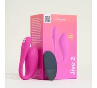 Vibromasseur Jive 2 We Vibe - point G et clitoris, silicone, 100 % étanche, rechargeable USB, 10,5 cm - Rose