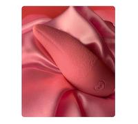 Vibromasseur langue pour stimulation clitoridienne comme jouet sexuel pour femme - Étanche et réglable en continu en TPE - Sextoy pour un orgasme parfait - Rose