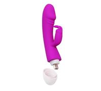 Vibromasseur Lapin Point G Clitoris 30 Modes Silicone Souple Rechargeable