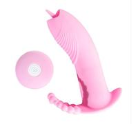 Vǐbromasséur,Massagér pour la Stimulation du Clitóris et Point G,Deux Moteurs et Modes de Vibration,Vǐbratéur avec Télécomhommesde Butterfly Vǐbromasséurs Vagǐnal Masséur U12