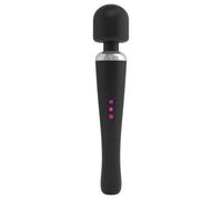Vibromasseur masseur noir - rechargeable