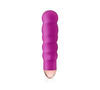 Vibromasseur Ondulé Giggle USB Silicone Rose 7 Modes Étanche