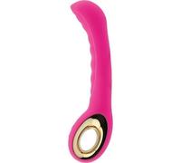 Vibromasseur point G gode lisse vibrant en silicone souple faute vaginale