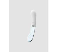 Vibromasseur point G lumineux verre et silicone