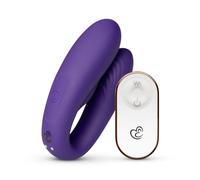 Vibromasseur pour Couples avec Télécommande - Violet