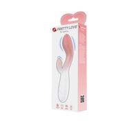 Vibromasseur Pretty Love Brighty rose et blanc