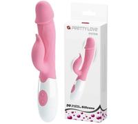 Vibromasseur Pretty Love en silicone rose Peter
