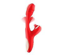Vibromasseur rabbit 3-en-1 Joyfully rouge - Yoba