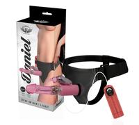 Vibromasseur rabbit ceinture daniel 18 x 3.5 cm rotatif vibrant