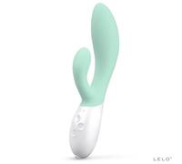 Vibromasseur rabbit de luxe double stimulation INA 3 corail par LELO - Couleur: Verte claire, Taille: 20 cm x 6.5 cm x 4.5 cm, Poids: 0.150 Kg