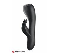 Vibromasseur Rabbit Dylan Stimulateur Point G noir - PRETTY LOVE